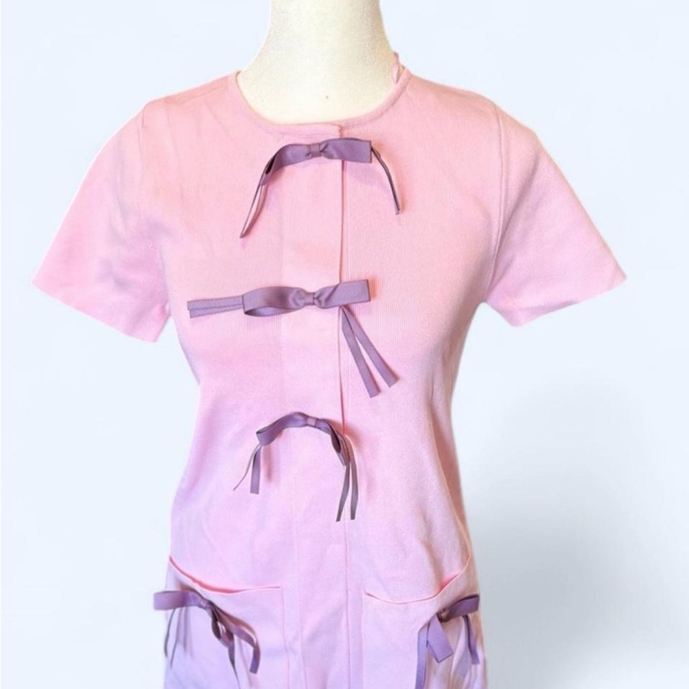 Zara Pink Top with Purple Accents